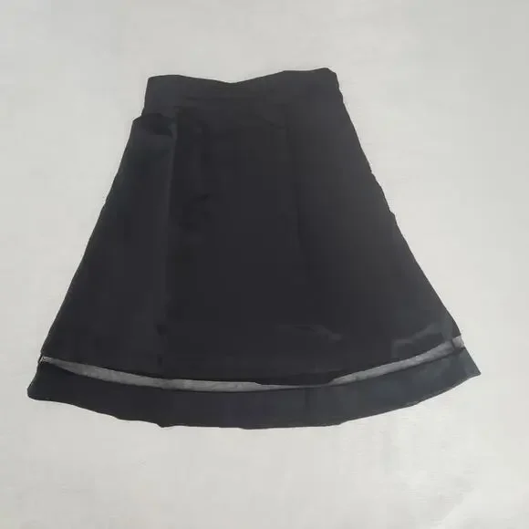 Marc Jacobs Silk ladies skirt black Size 10 dark feminine formal minimalistic - Picture 4 of 11